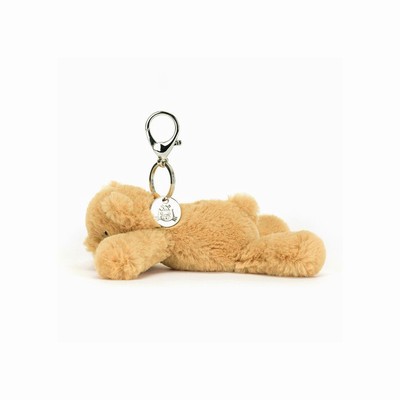 Jellycat Smudge Bear Bag Charm New Zealand | FOEKC2650